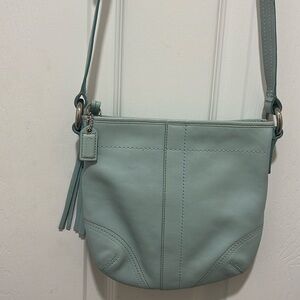 Turquoise Coach Crossbody Small Bag